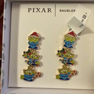 Toy Story Alien Christmas Earrings